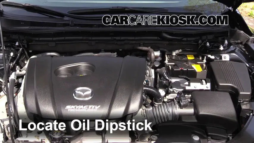 2015 Mazda 6 Sport 2.5L 4 Cyl. Sedan (4 Door) Oil Check Oil Level
